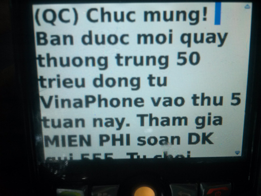 Tràn lan tin nhắn rác quảng cáo và lừa đảo ảnh 1