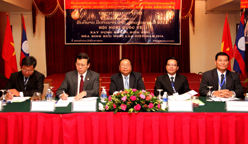 Việt - Lào quyết tâm bảo vệ đường biên giới hòa bình, hữu nghị ảnh 1