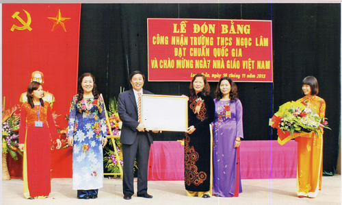 Ngọc Lâm - điểm sáng giáo dục Thủ đô ảnh 1