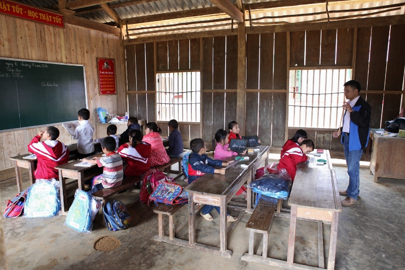 Tiểu học Xuân Tầm đón phòng học mới giữa mùa đông ảnh 1