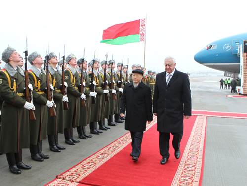 Tổng Bí thư Nguyễn Phú Trọng thăm Cộng hòa Belarus ảnh 1