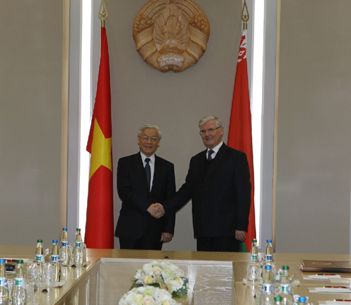 Tổng Bí thư hội kiến Chủ tịch Hội đồng Cộng hòa Belarus ảnh 1