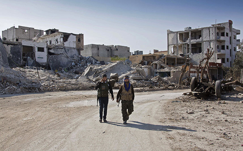 Kobane: Những bức ảnh từ mặt trận chống IS ảnh 1