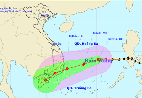 Tin bão khẩn cấp - cơn bão số 5 ảnh 1
