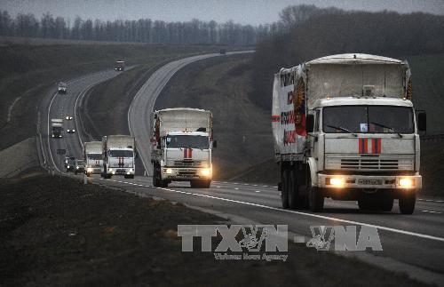 Nga lập đoàn xe nhân đạo thứ 10 đến Đông Ukraine ảnh 1
