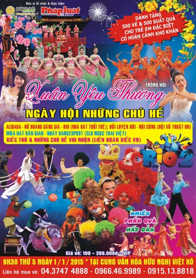 “Xuân yêu thương” ủng hộ trẻ em nghèo ảnh 1