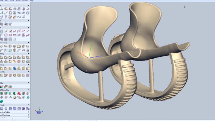 Chú chó khuyết tật chạy nhảy với đôi chân 3D ảnh 1
