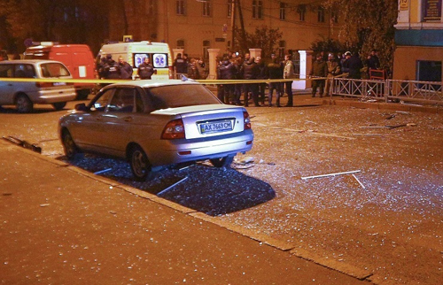 Nổ lớn ở trung tâm thành phố Kharkov ảnh 1