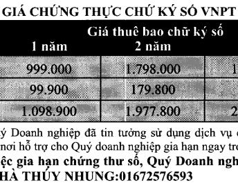 Cảnh giác với hành vi lừa gạt dịch vụ Chữ ký số ảnh 1