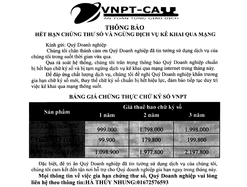 Cảnh giác với hành vi lừa gạt dịch vụ Chữ ký số ảnh 2