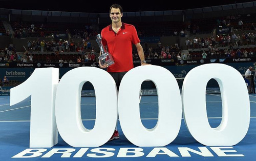 Roger Federer giành chiến thắng thứ 1.000 ảnh 1
