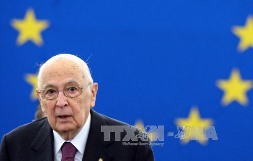 Tổng thống Italy Napolitano từ chức ảnh 1
