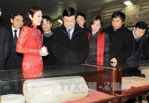Chủ tịch nước kiểm tra công tác bảo tồn Cố đô Hoa Lư ảnh 1