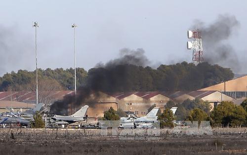 NATO điều tra vụ F-16 rơi tại Tây Ban Nha ảnh 1