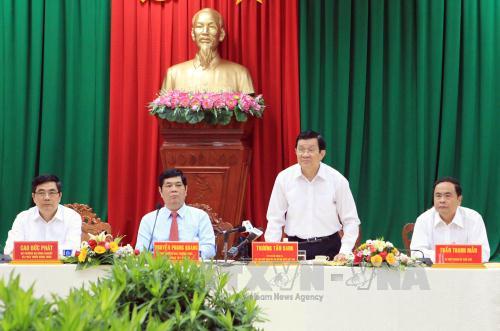 Chủ tịch nước làm việc với Ban Chỉ đạo Tây Nam bộ ảnh 1