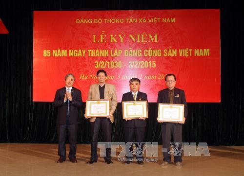 TTXVN kỷ niệm 85 năm Ngày thành lập Đảng ảnh 1