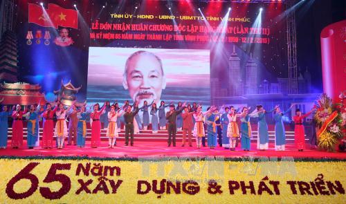 Lễ kỷ niệm 65 năm thành lập tỉnh Vĩnh Phúc ảnh 2