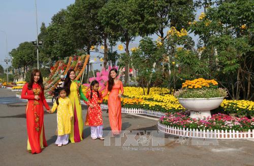Bình Dương khai mạc đường hoa Tết ảnh 1