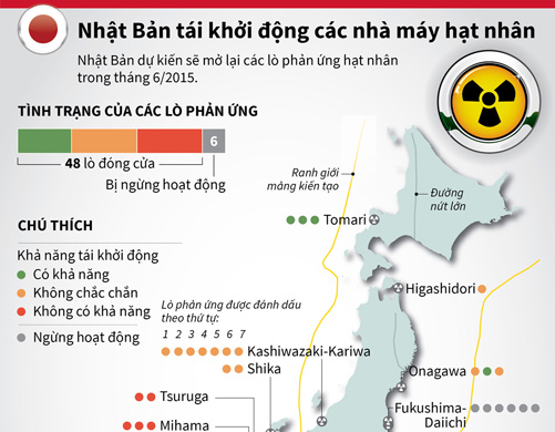 Nhật Bản tái khởi động các nhà máy hạt nhân ảnh 1