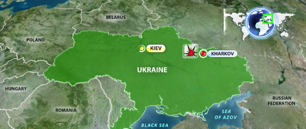 Nổ lớn tại biểu tình ở Kharkov ảnh 2