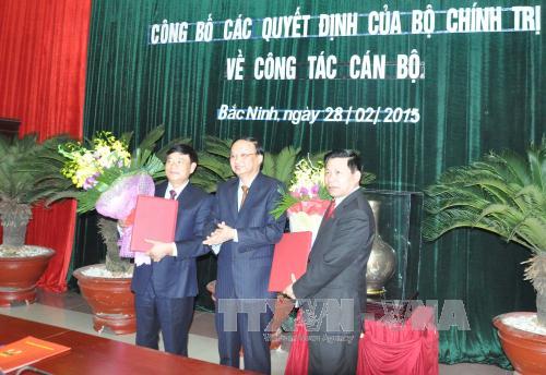 Trao quyết định của Bộ Chính trị về nhân sự tỉnh Bắc Ninh ảnh 1
