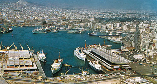 Cảng biển Piraeus lớn nhất Hy Lạp Địa Trung Hải