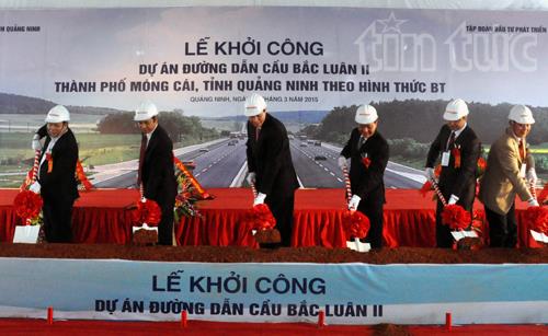 Khởi công dự án Đường dẫn cầu Bắc Luân II ảnh 1