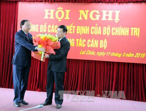 Quyết định của Bộ chính trị về công tác cán bộ tỉnh Lai Châu ảnh 1