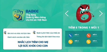 Ra mắt Ứng dụng miễn phí theo dõi lịch tiêm chủng cho trẻ ảnh 1
