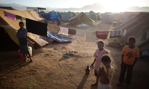 Trại tị nạn Yemen bị không kích, 45 người chết ảnh 1