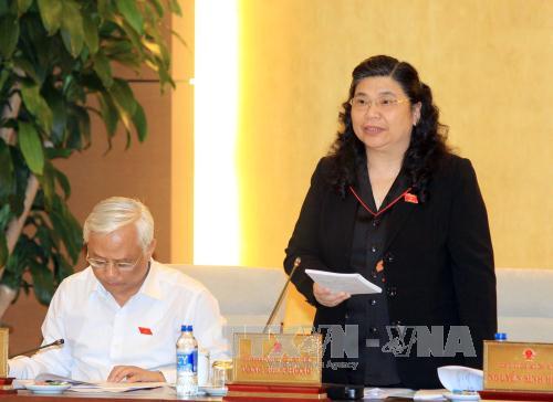 Ủy ban thường vụ Quốc hội thảo luận về dự án Luật phí và lệ phí ảnh 1