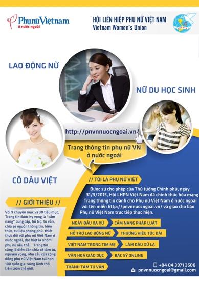 Ra mắt Trang thông tin Phụ nữ Việt Nam ở nước ngoài ảnh 1