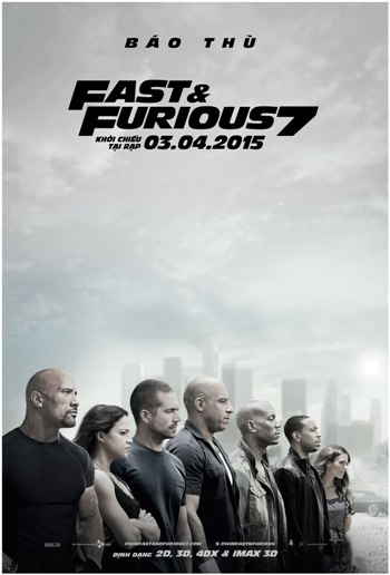 Bom tấn “Fast & Furious 7” đạt doanh thu 109 tỷ đồng tại Việt Nam ảnh 1