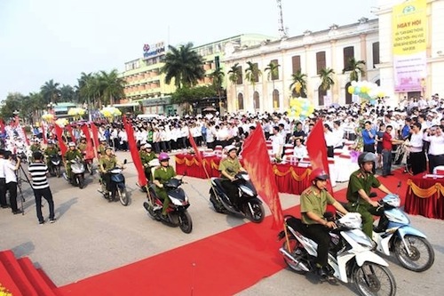 Ngày hội ATGT nông thôn các tỉnh đồng bằng sông Hồng ảnh 1