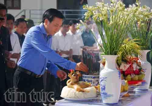 Điện Biên: An táng 41 hài cốt liệt sỹ hy sinh tại Lào ảnh 4