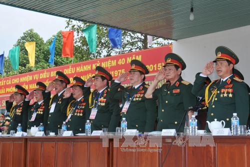 Hợp luyện lực lượng tham gia Lễ diễu binh ngày 30/4 ảnh 1