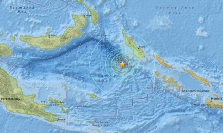 Động đất 7,2 độ richter tại Papua New Guinea ảnh 1