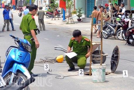 Hố ga nổ lớn, hất văng công nhân