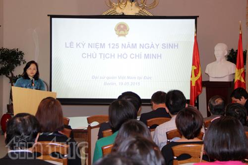 Kỷ niệm 125 năm ngày sinh Chủ tịch Hồ Chí Minh tại Đức ảnh 1