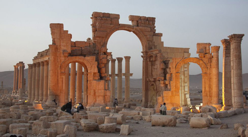 Thành 'Venice cát' của Syria thất thủ trước IS ảnh 1