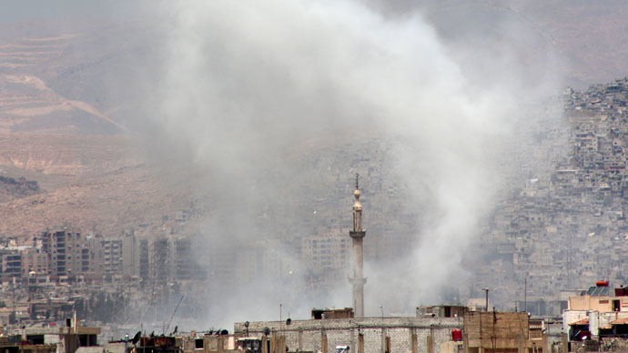 Đạn cối rơi gần Đại sứ quán Nga tại Syria ảnh 1