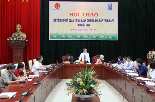 Bắc Ninh: Hội thảo nâng cao hiệu quả chỉ số quản trị và hành chính công cấp tỉnh. ảnh 1