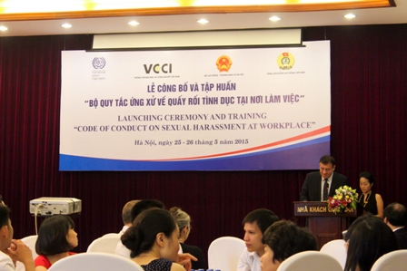 Công bố Bộ quy tắc ứng xử về quấy rối tình dục tại nơi làm việc ảnh 1