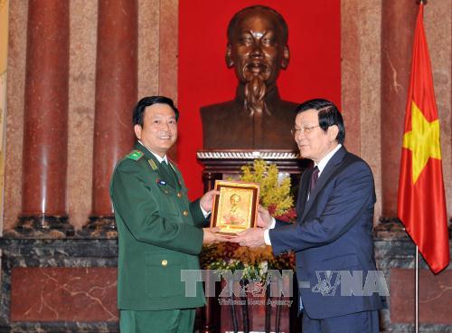 Chủ tịch nước tiếp Đoàn đại biểu Thi đua Quyết thắng toàn quân ảnh 2