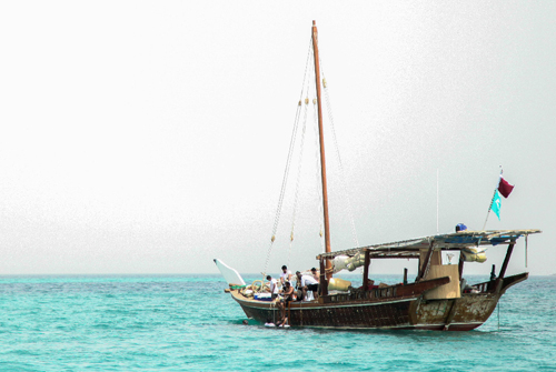 Dong thuyền ra biển Qatar bắt trai ngọc ảnh 1