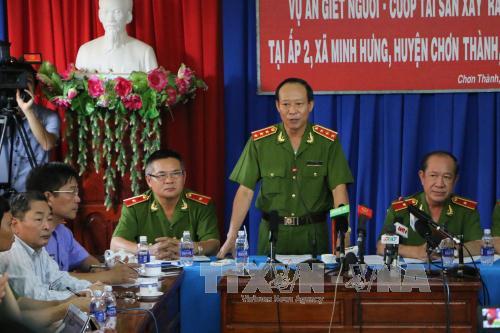 Đại tướng Trần Đại Quang thưởng nóng lực lượng phá án thảm sát 6 người ảnh 1