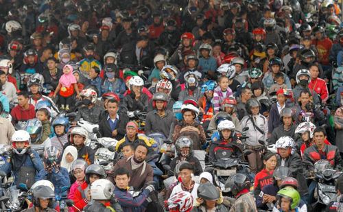 Indonesia mùa giao thông thảm họa ảnh 1