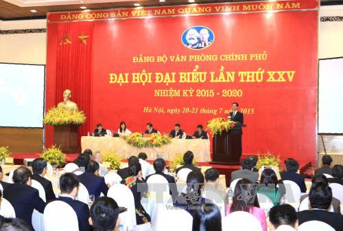 Thủ tướng dự Đại hội Đảng bộ Văn phòng Chính phủ ảnh 1