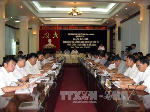 Công bố kết quả kiểm tra giám sát chống tham nhũng tại Bắc Giang ảnh 2