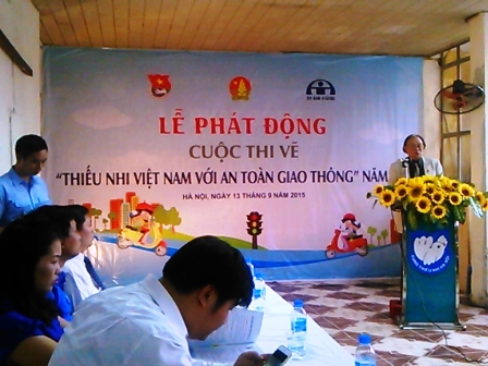 Phát động thi vẽ tranh 'Thiếu nhi với An toàn giao thông' ảnh 1